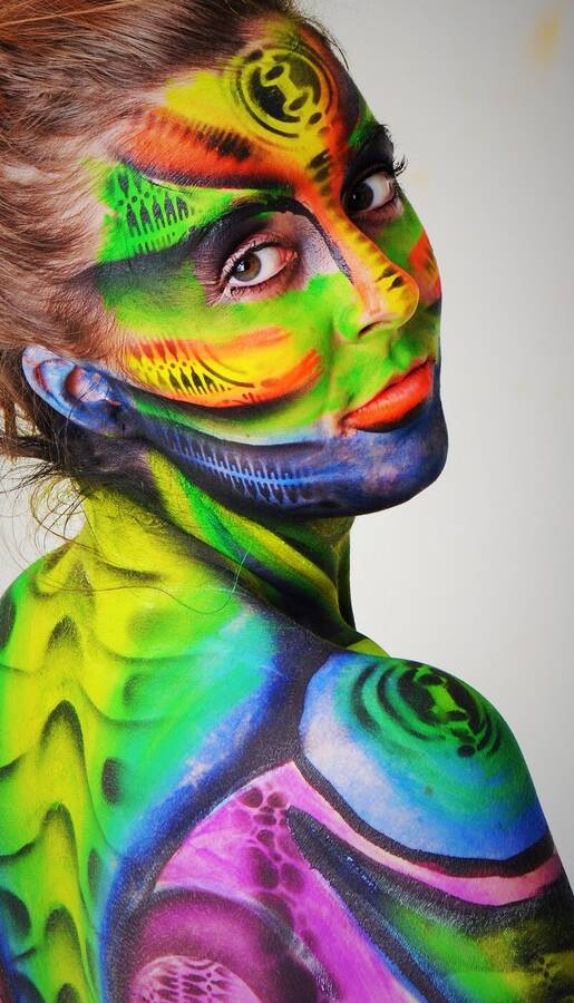 photographer Xbikerpete body painting modelling photo