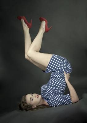 model loulou30 pinup modelling photo taken by Marin Blunt