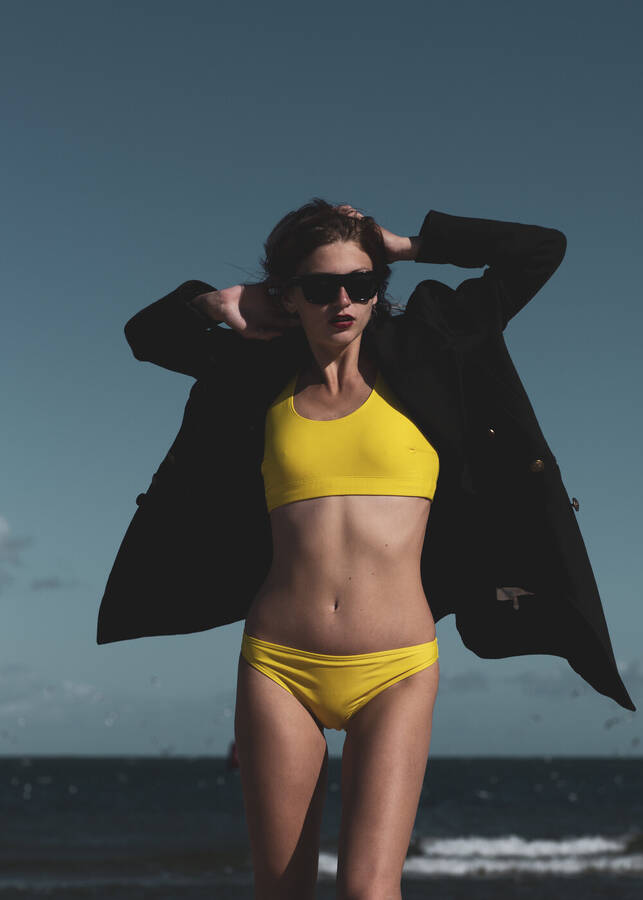 model MarynaSedin swimwear modelling photo