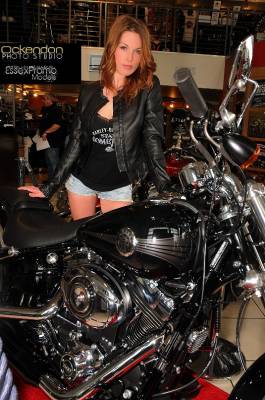 photographer paulwhite published modelling photo taken at At harley davidson   with Rachael  new  model