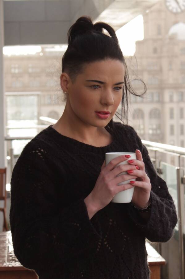 photographer PCD is Amcamman portrait modelling photo taken at Liverpool with @Wendy+Louise+xx. coffee break.