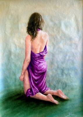 artist rogerioarte classic modelling photo. painted with oil over b3 canvas  2015424  with the model morrigan crow.