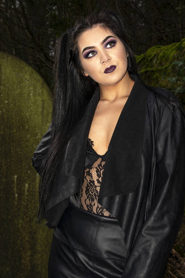 photographer Ray Stewart photography gothic modelling photo taken at Bradford with Paige