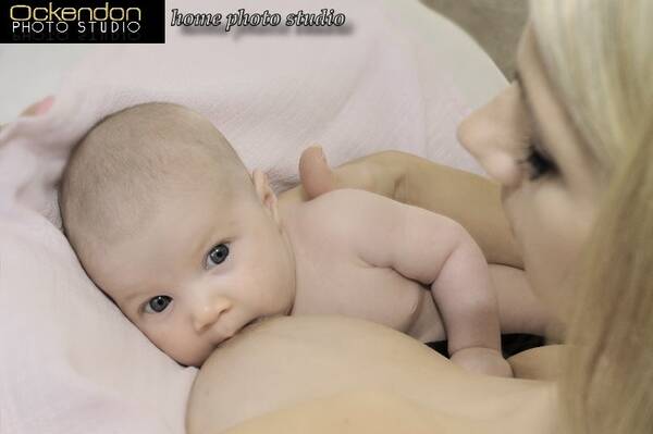 photographer paulwhite theme modelling photo taken at Home photo studio  with Model and new baby . love this shoot .