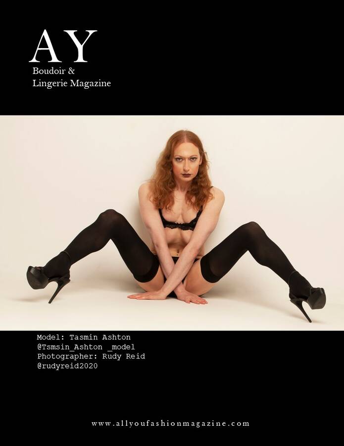 model Tamsin published modelling photo