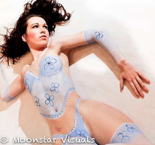 photographer Moonstar bodypaint modelling photo