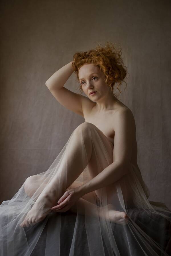 photographer StephenHumbleArt implied nude modelling photo with Ivory Flame
