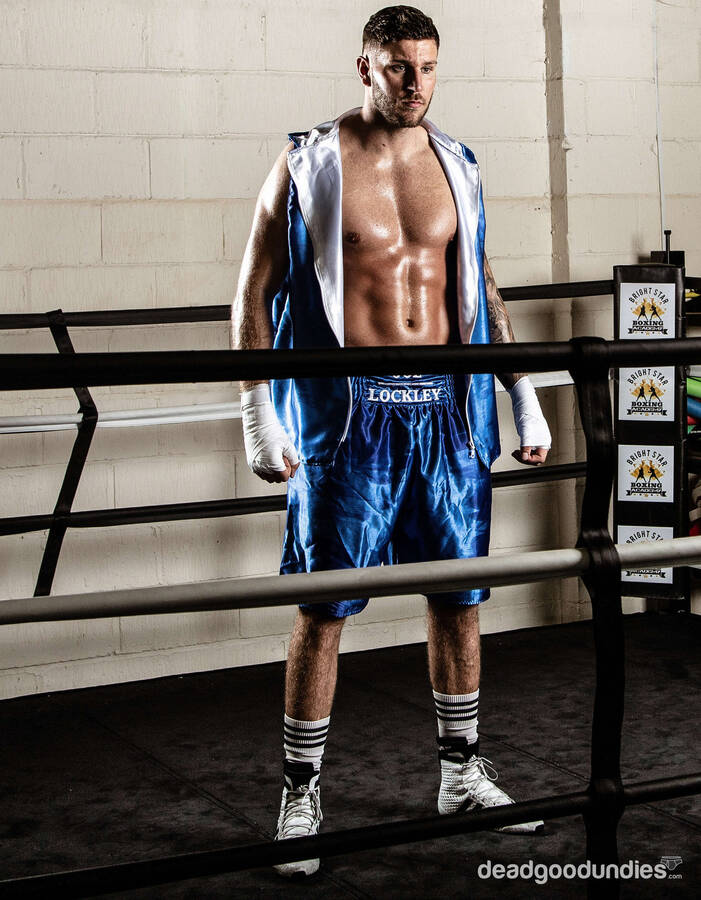 photographer Deadgoodundies fitness modelling photo taken at Brightstar Boxing Academy with Joe Lockley