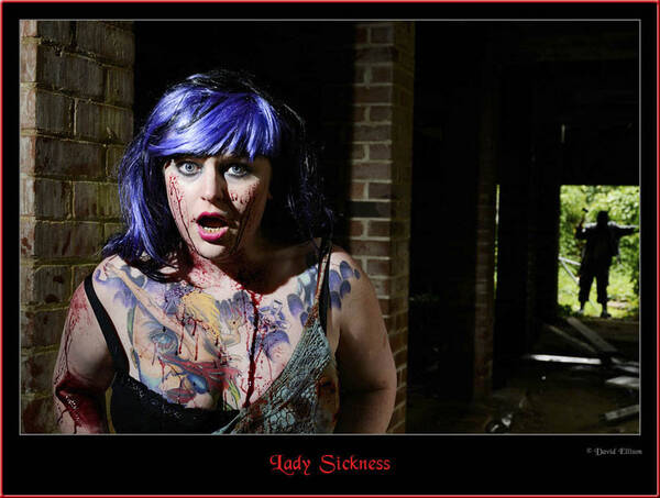 photographer Dave E alternativefashion modelling photo with Lady Sickness