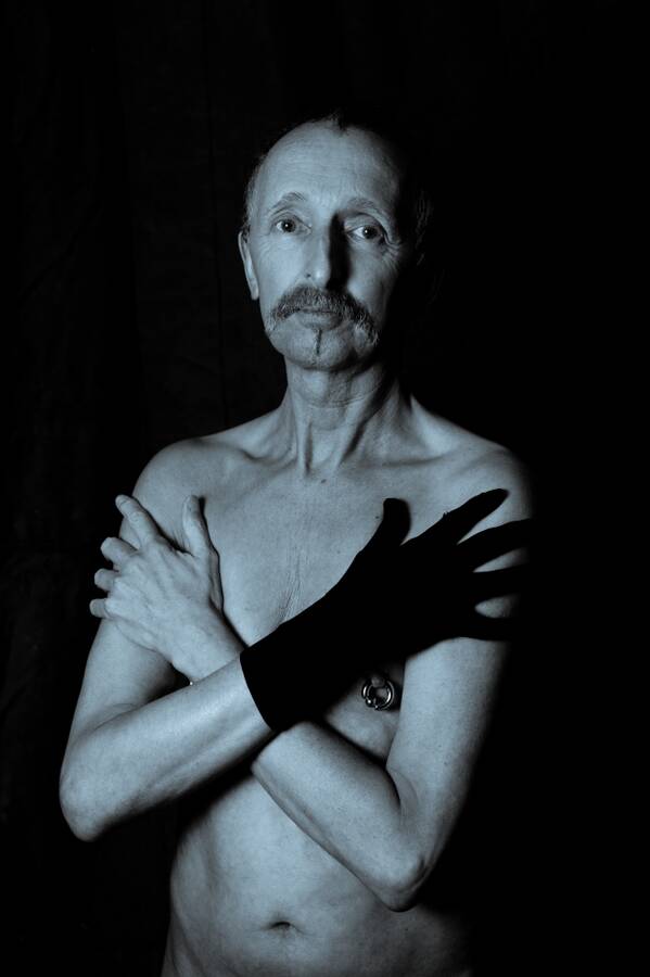 model Michael Pierce implied nude modelling photo taken at North West taken by Skinstorm